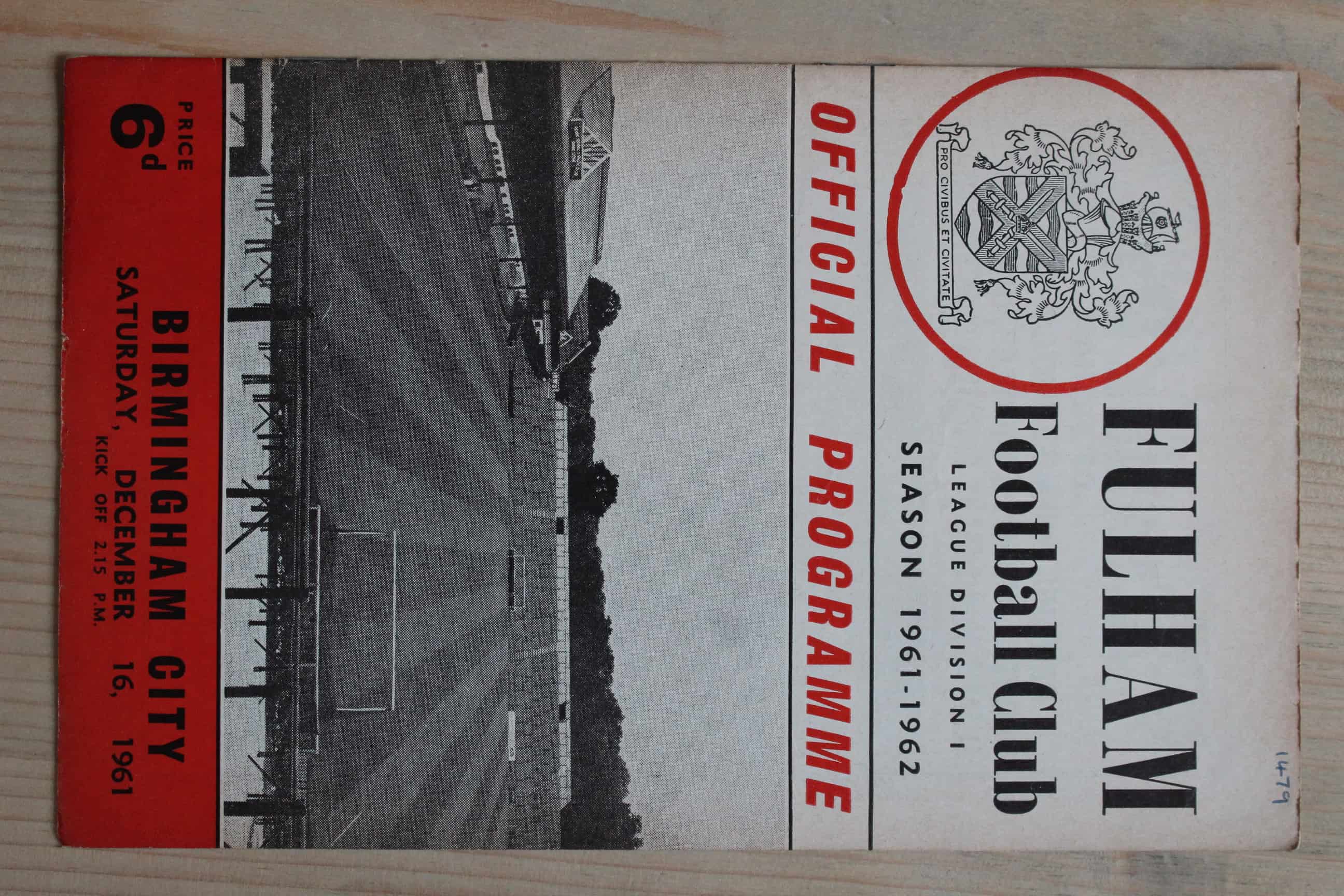 Fulham FC v Birmingham City FC